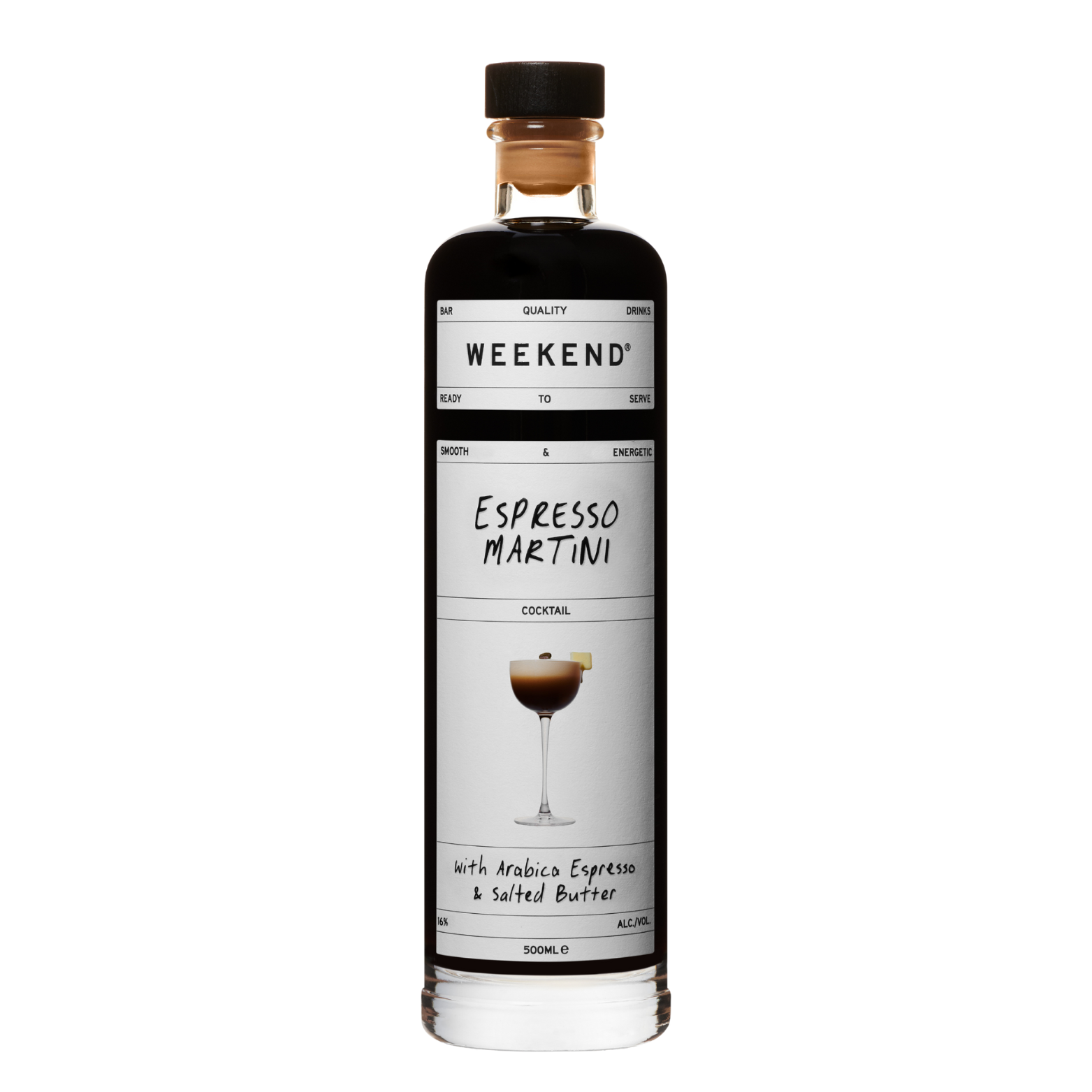 Espresso Martini By Bottle Bar & Shop – 500ml Ready-to-Drink Cocktail With Cold Brew Coffee & Vodka